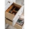 James Martin Vanities Palisades 36in Single Vanity, Bright White w/ 3 CM Charcoal Soapstone Quartz Top 527-V36-BW-3CSP - alternate 3